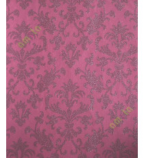 Maroon silver damask home decor wallpaper for walls
